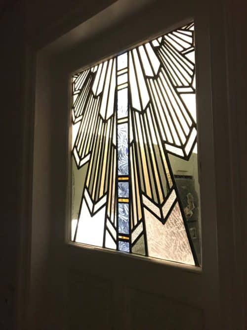Vitrail sur mesure style Art Déco