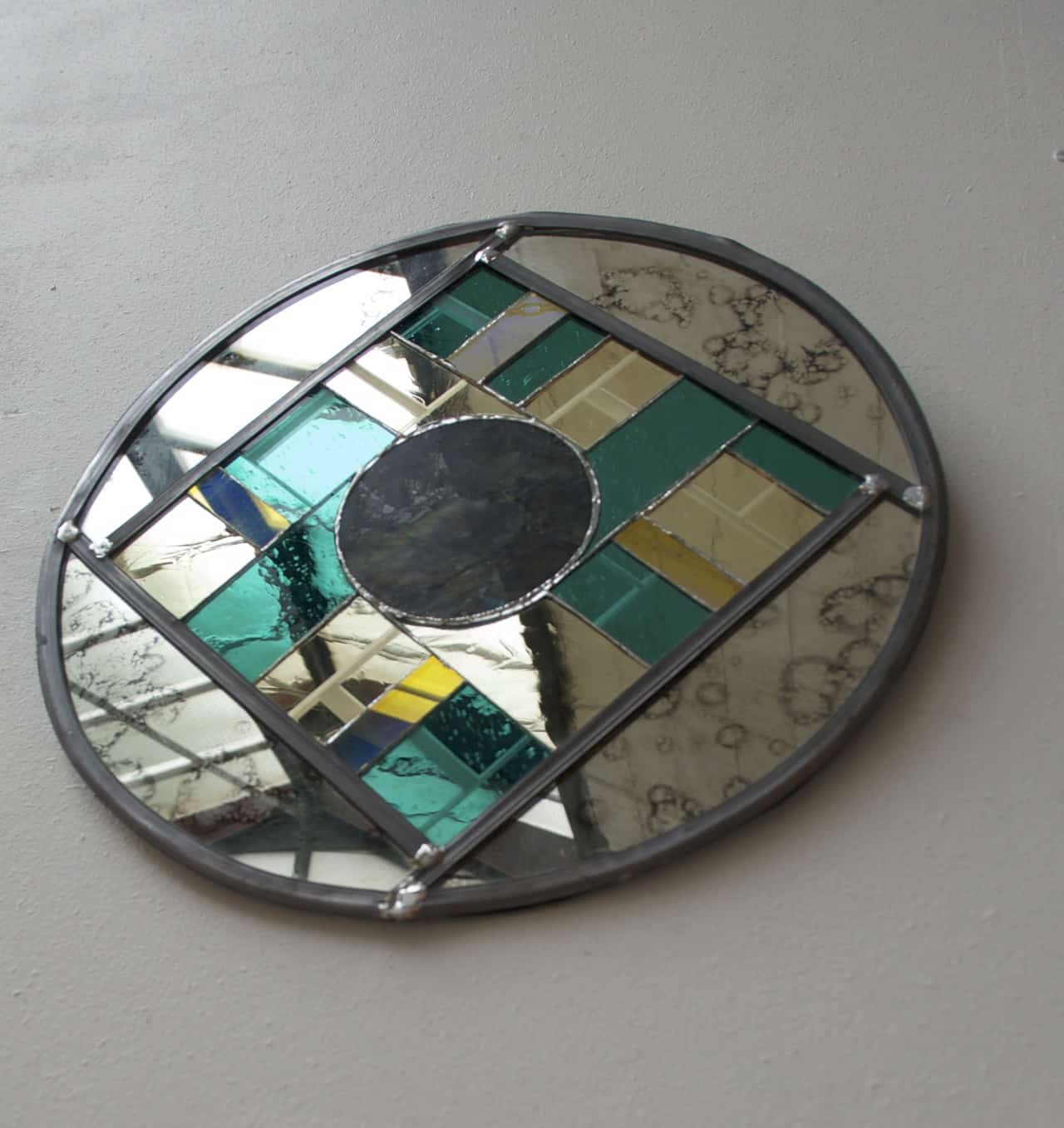 Miroir en vitrail