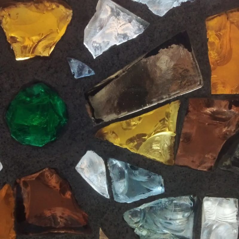 Dalle de verre vitrail
